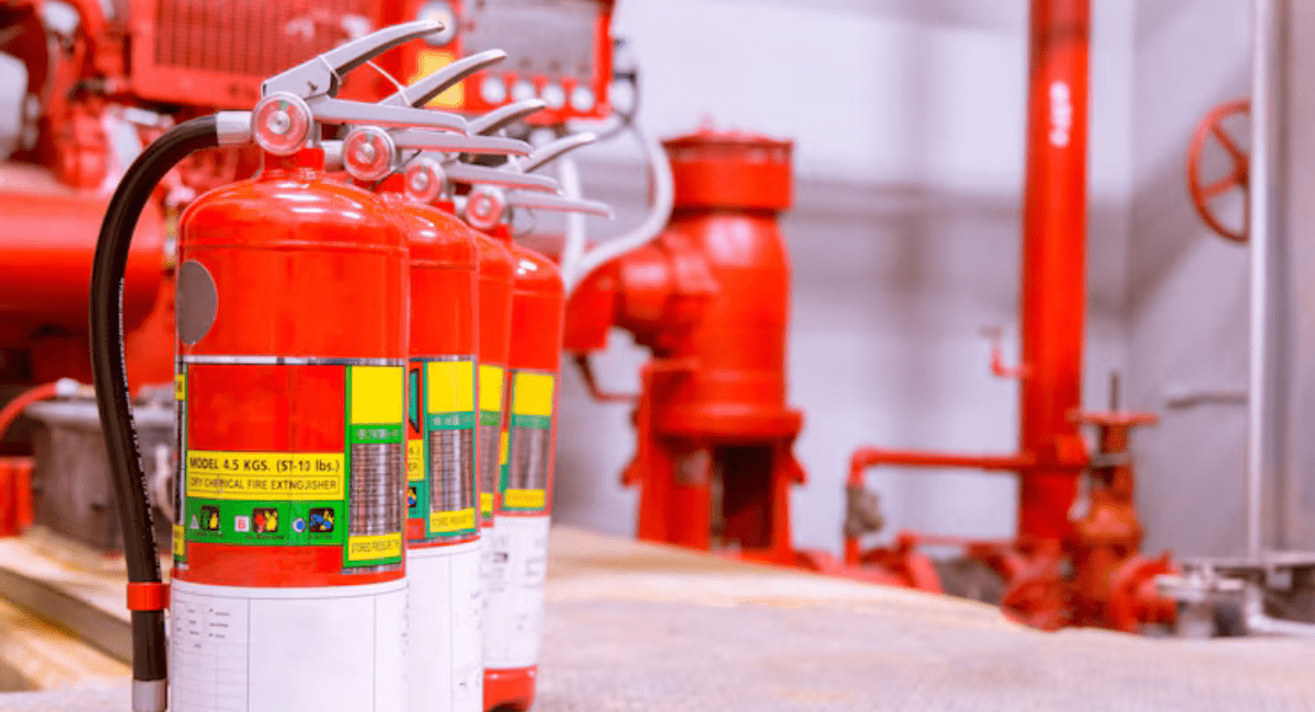 Industrial fire protection piping