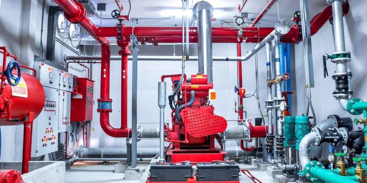 Components of a building fire protection system